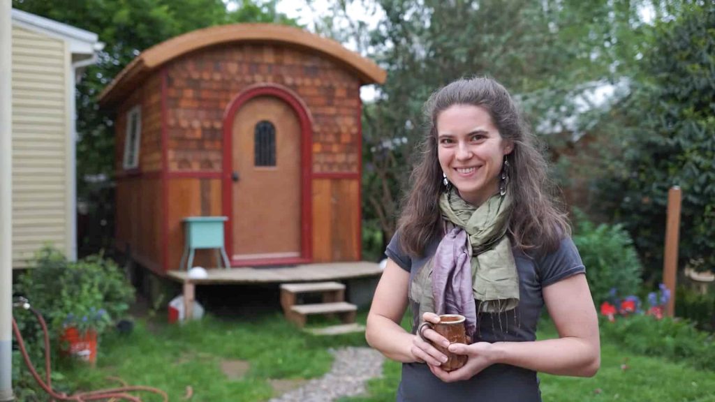 Construção tiny house sobre rodas